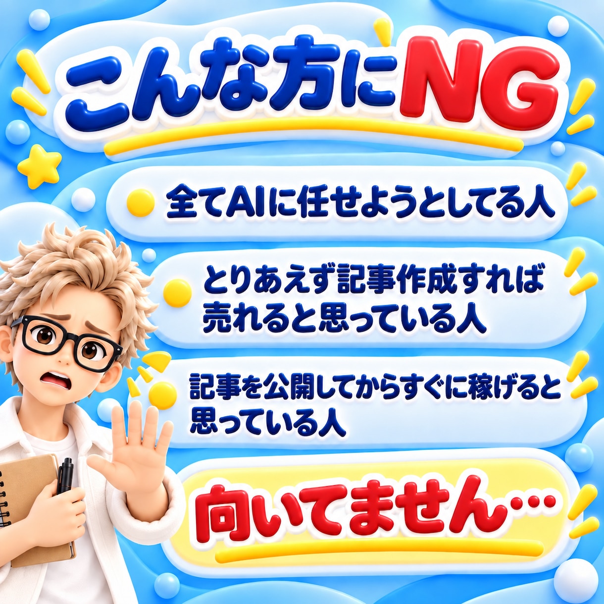 簡単！AIを使った人気有料note作成教えます 初心者歓迎！AI活用して楽しみながらお小遣い稼ぎしませんか？ イメージ7