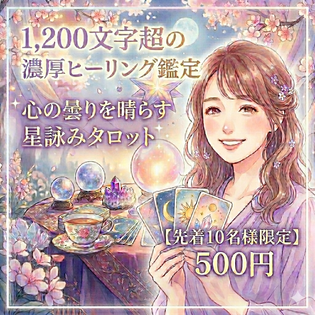 鑑定カード画像付タロットで進むべき道を占います 【先着10名限定】1,200文字超の鑑定｜お悩み相談 イメージ1