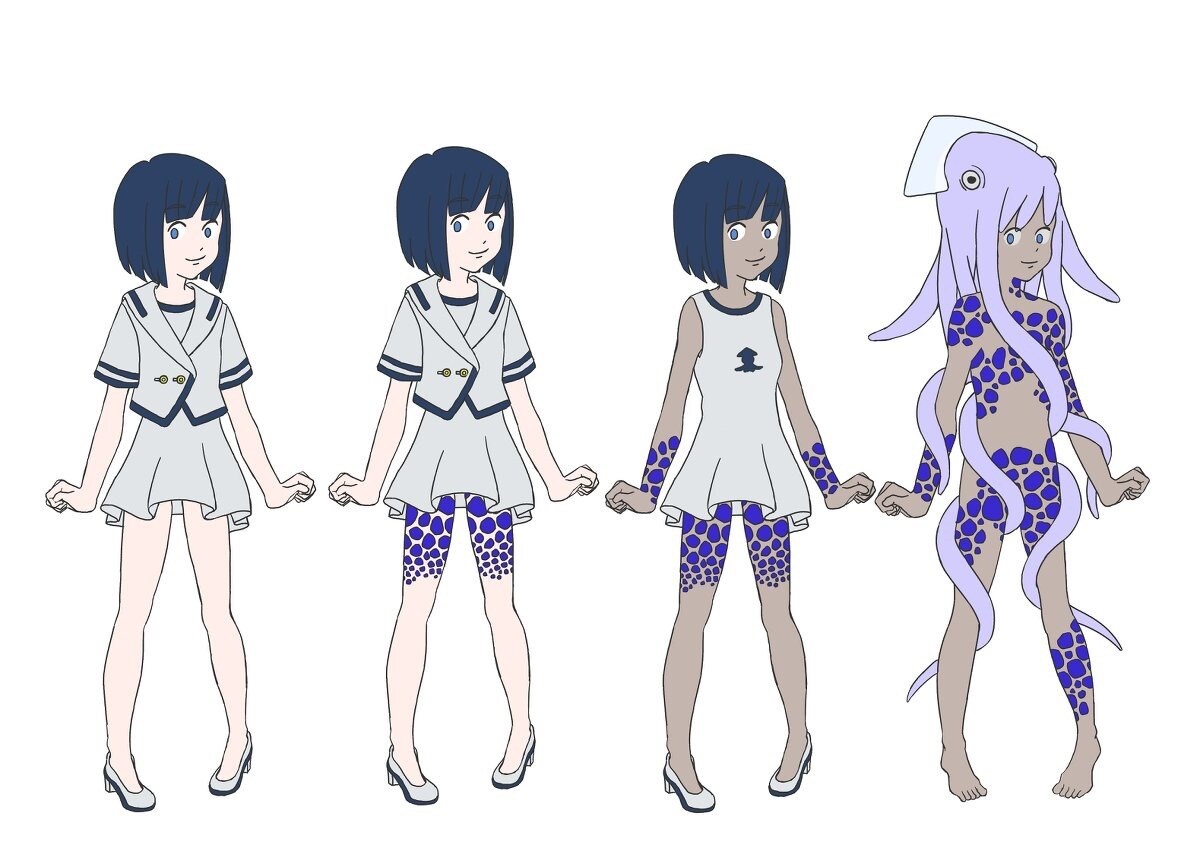 生物の擬人化キャラクターデザインします 自作ゲームのキャラクターなどに使用して下さい イメージ4