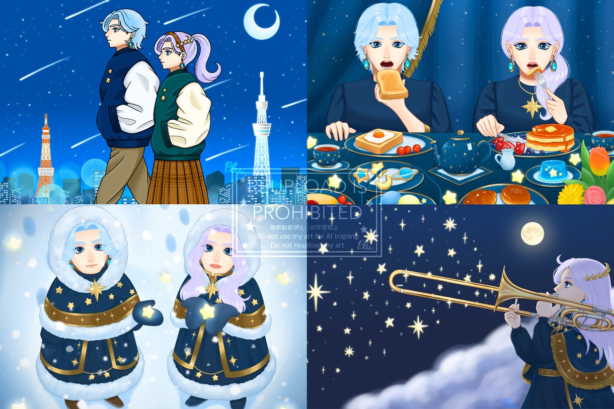 色彩がはっきりとした目を惹くイラストを制作します 人物イラストを制作致します！最初5件は3000円～承ります！ イメージ6