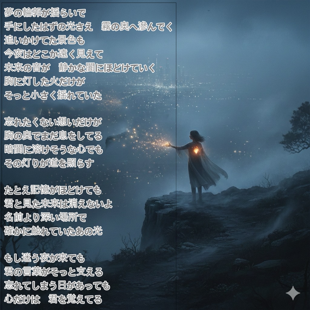 あなたの言葉を歌詞に仕立てます 言葉の空気まで汲み取って、世界観に寄り添う歌詞を作ります。 イメージ3