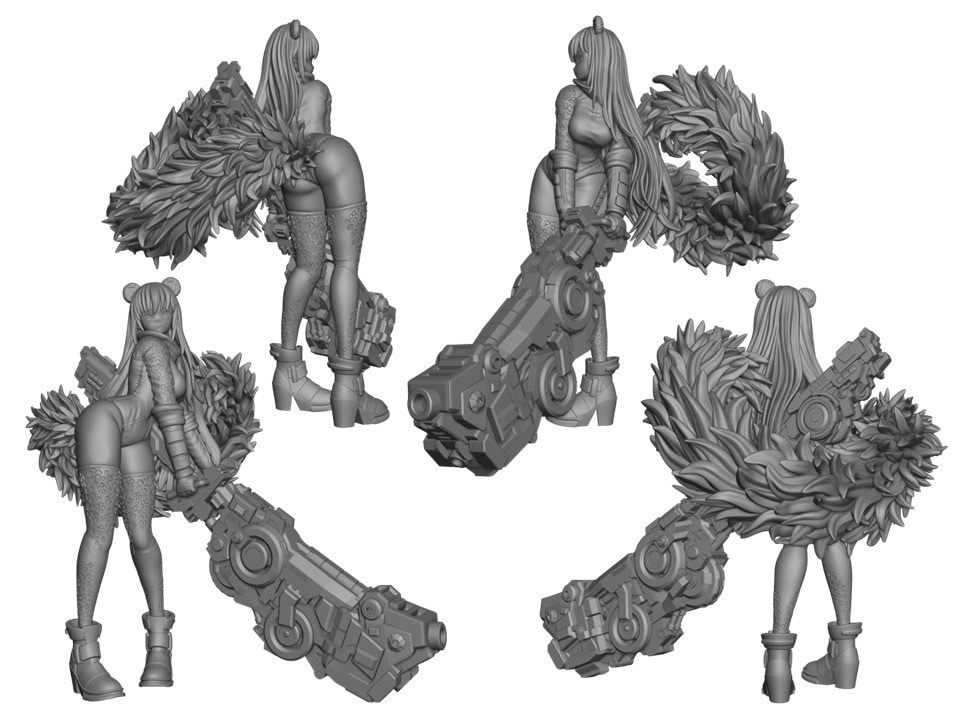 3Dプリンターで出力可能な3Dデータを作成します イラスト、写真からあなたのイメージを形にします。 イメージ3