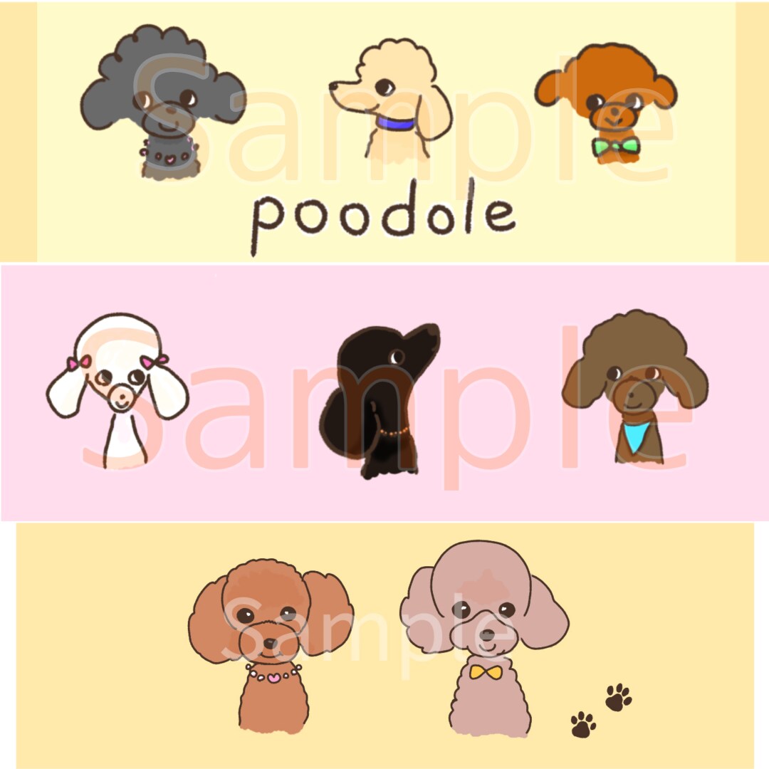 可愛いペットのデフォルメ、デジタル絵描きます アイコンなどに使える可愛いペットのシンプル似顔絵です！ イメージ8