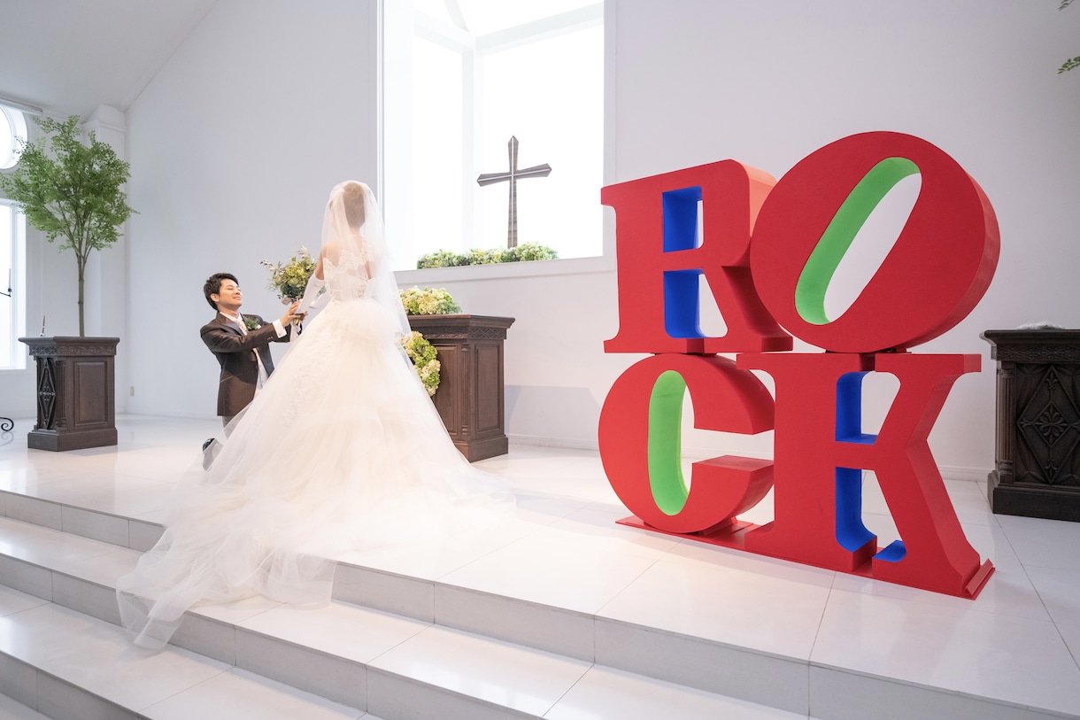 ROCKオブジェの文字切り抜き用の用紙を作ります 最高にROCKなフェス婚にしませんか？ イメージ2