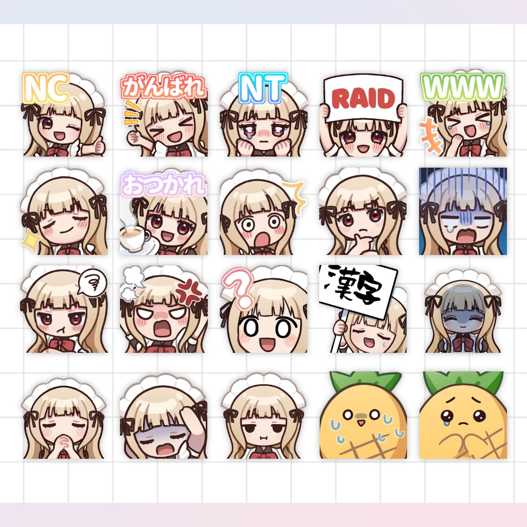 配信で使えるバッジ・スタンプ制作します アニメーションスタンプも制作可能！ イメージ2