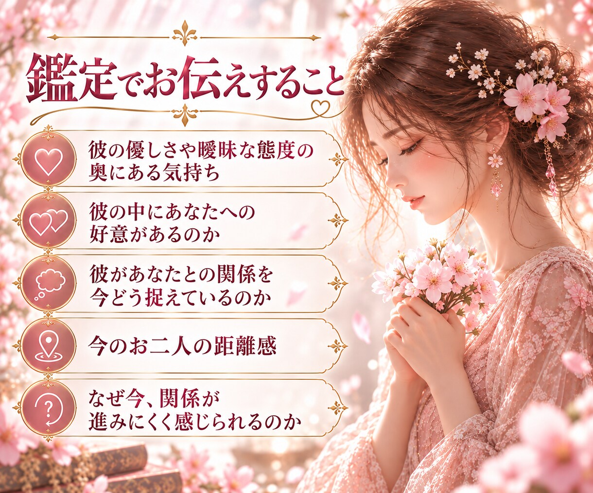 片思い｜好きな彼の本当の気持ちを視ます 優しいのは私だけ？曖昧な態度の彼の本音を知りたい方へ イメージ3