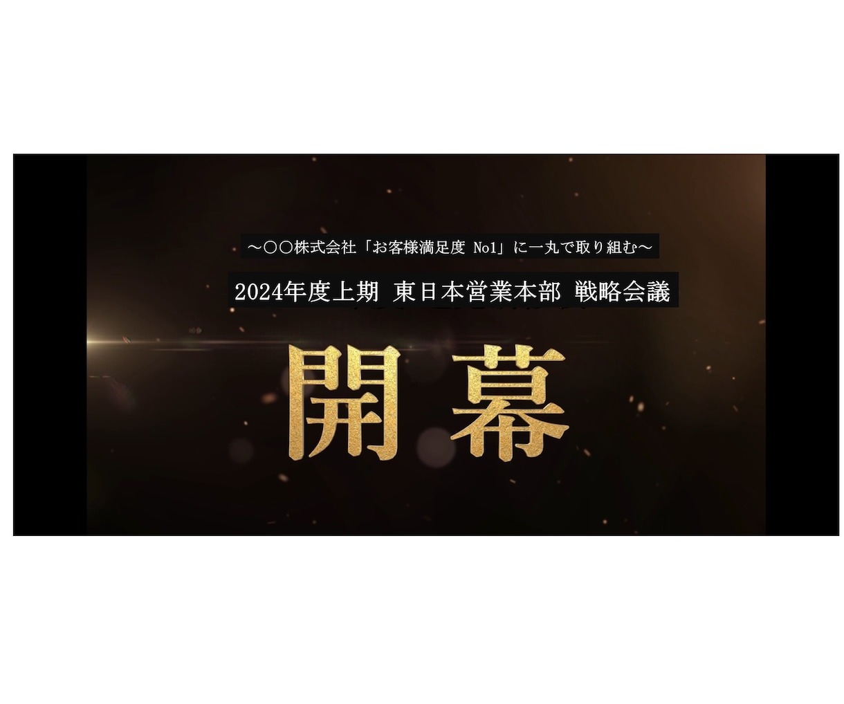 年度方針・拡販・戦略会議の動画作成（企業向けします 「３分」で多数の組織の取り組みや現状を伝える動画を作成します イメージ1
