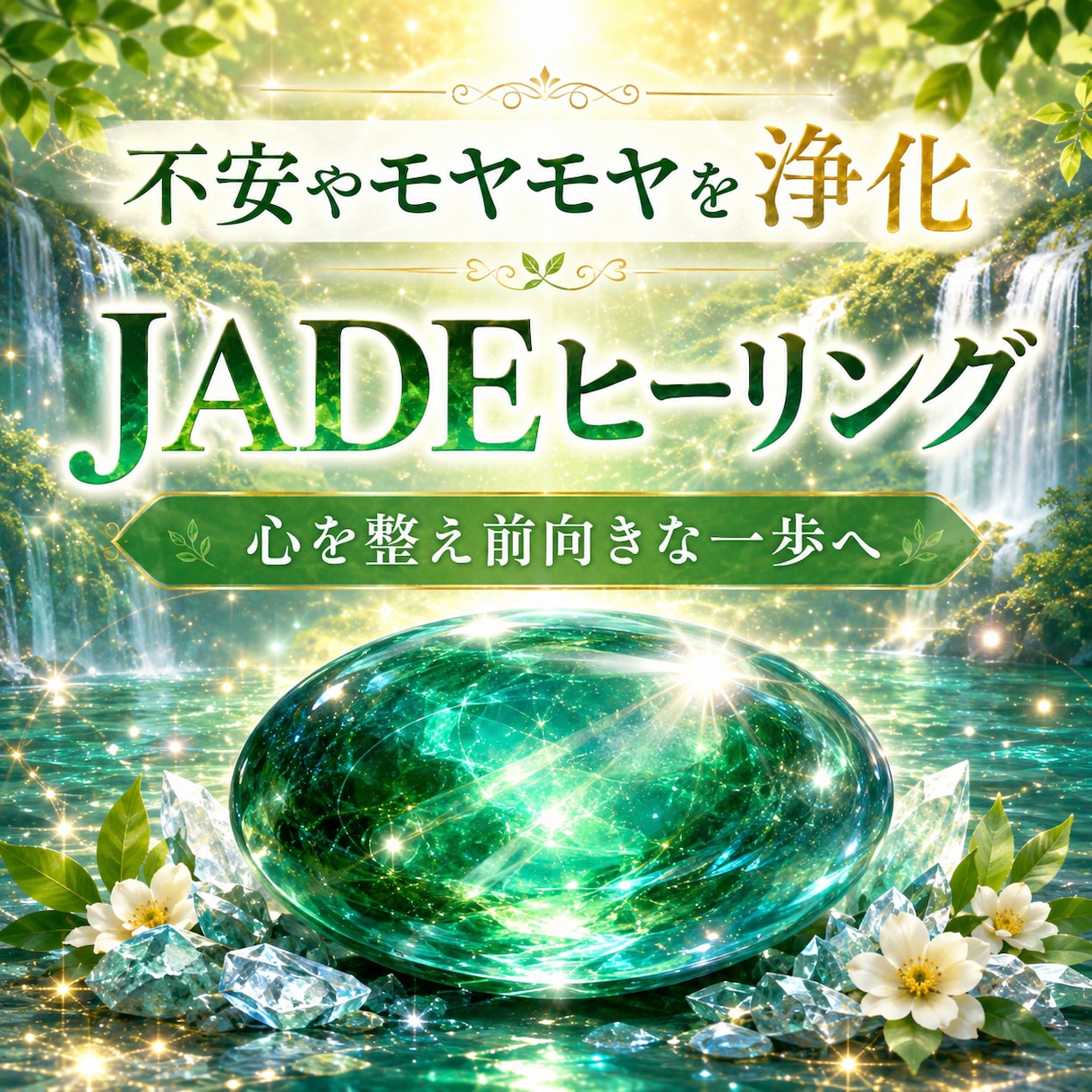 JADEヒーリングで不要な感情を浄化します 強力な浄化で心もエネルギーもすっきり イメージ1