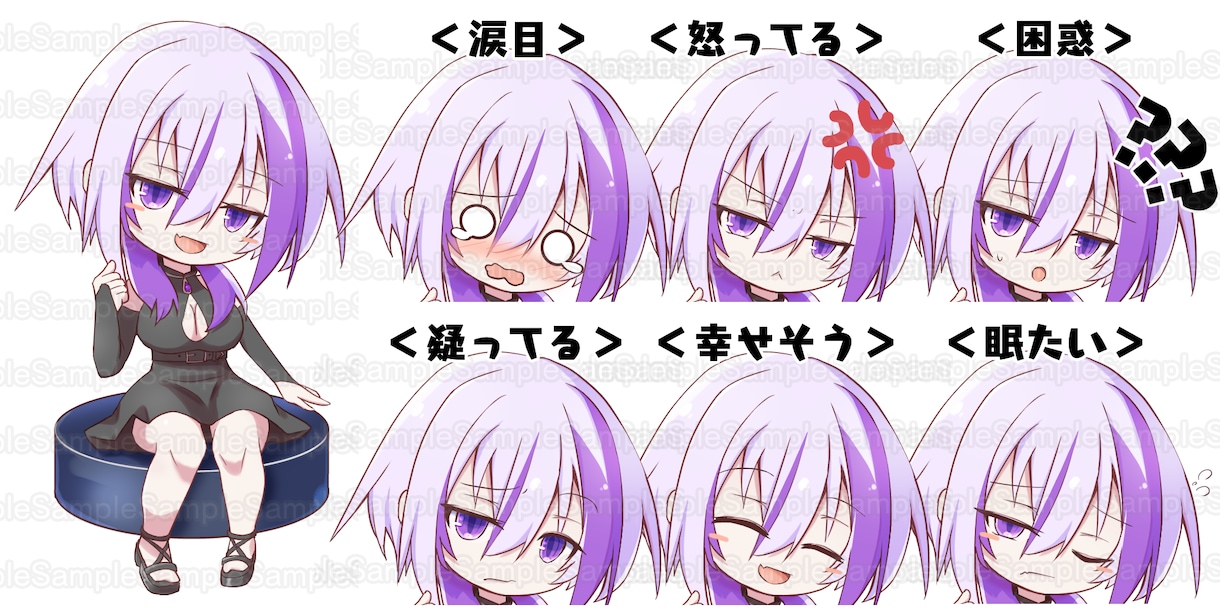 IRIAM、TRPG、動画用立ち絵など描きます IRIAM、TRPGや動画、puppet3などに！ イメージ6