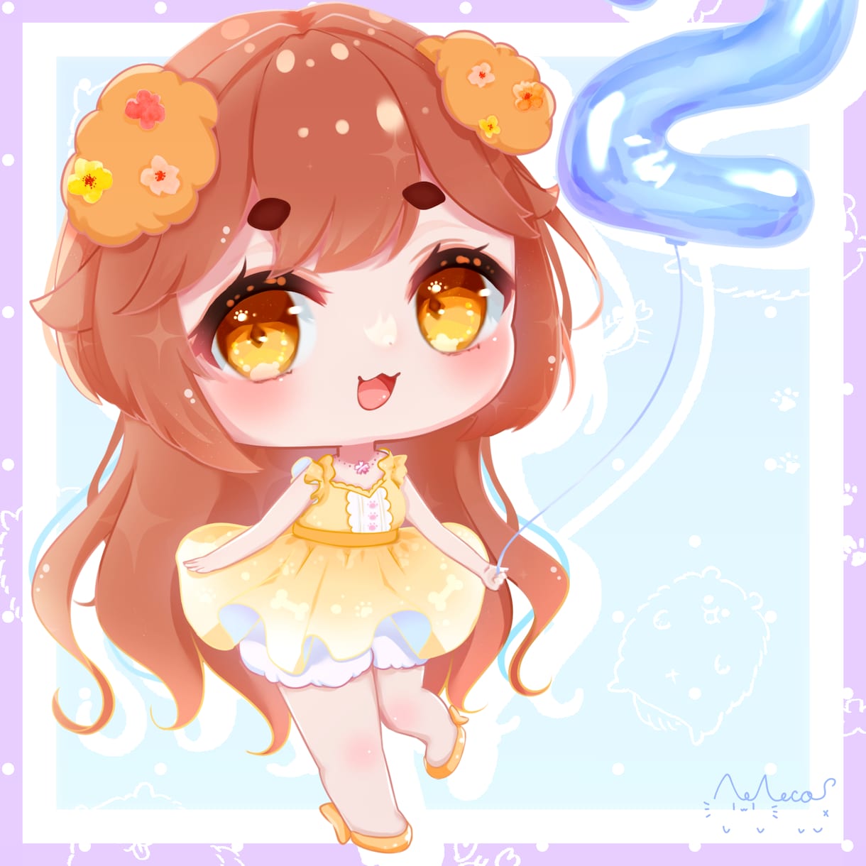 可愛いSDイラスト・ちびキャラ描きます ♡　商用利用可！男性キャラも可能です　♡ イメージ2