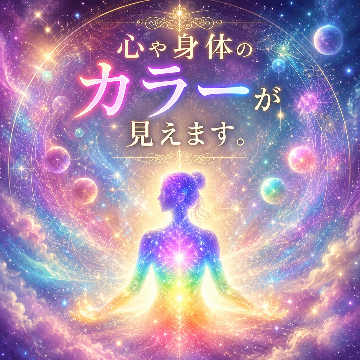 1分からOK♩心や体のカラーがみえたりします あなたの心や体のSOSや喜びを知るお手伝いをします イメージ3