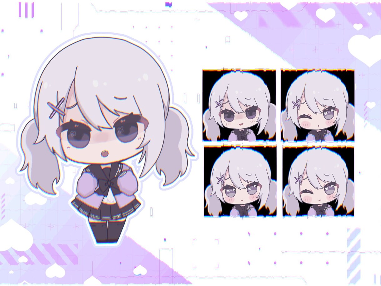 ゆるーいミニキャラを制作します アイコン、サムネイル、グッズや動画活動に! イメージ1