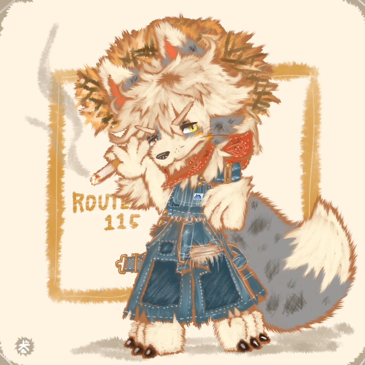 動物キャラクター(ケモノ)のデザインをします もふもふみ溢れるキャラクターデザインをします。 イメージ5