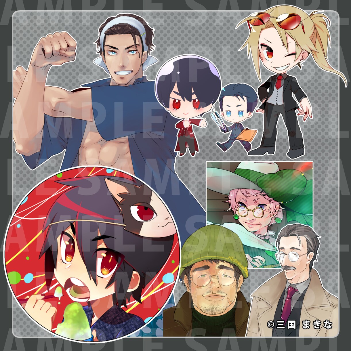 立ち絵イラスト を制作致します TRPG、動画で使用可能！老若男女・美醜不問の立ち絵制作！ イメージ5