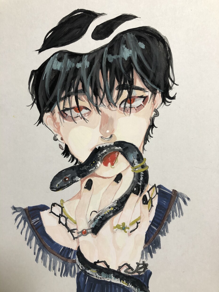イラストを描きます 男の子や女の子 色味が薄く、儚げな絵を描くのが好きです。 イメージ2