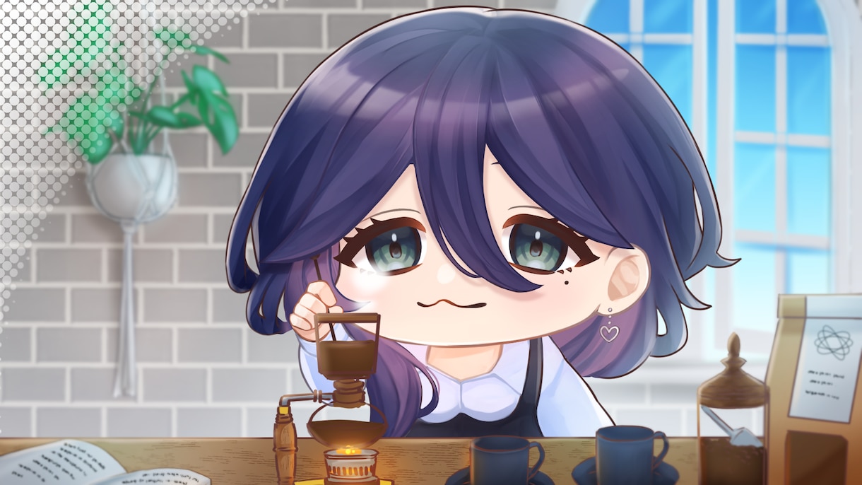 オリジナルOP/ED画面お作りします ふよふよ動く可愛いデフォルメイラストが特徴！ イメージ2