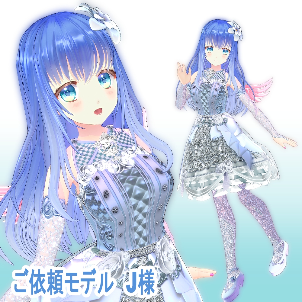 オリジナル3Dキャラモデル制作します 商用OK！VRM・VRChatやUEなどゲーム使用も対応 イメージ4