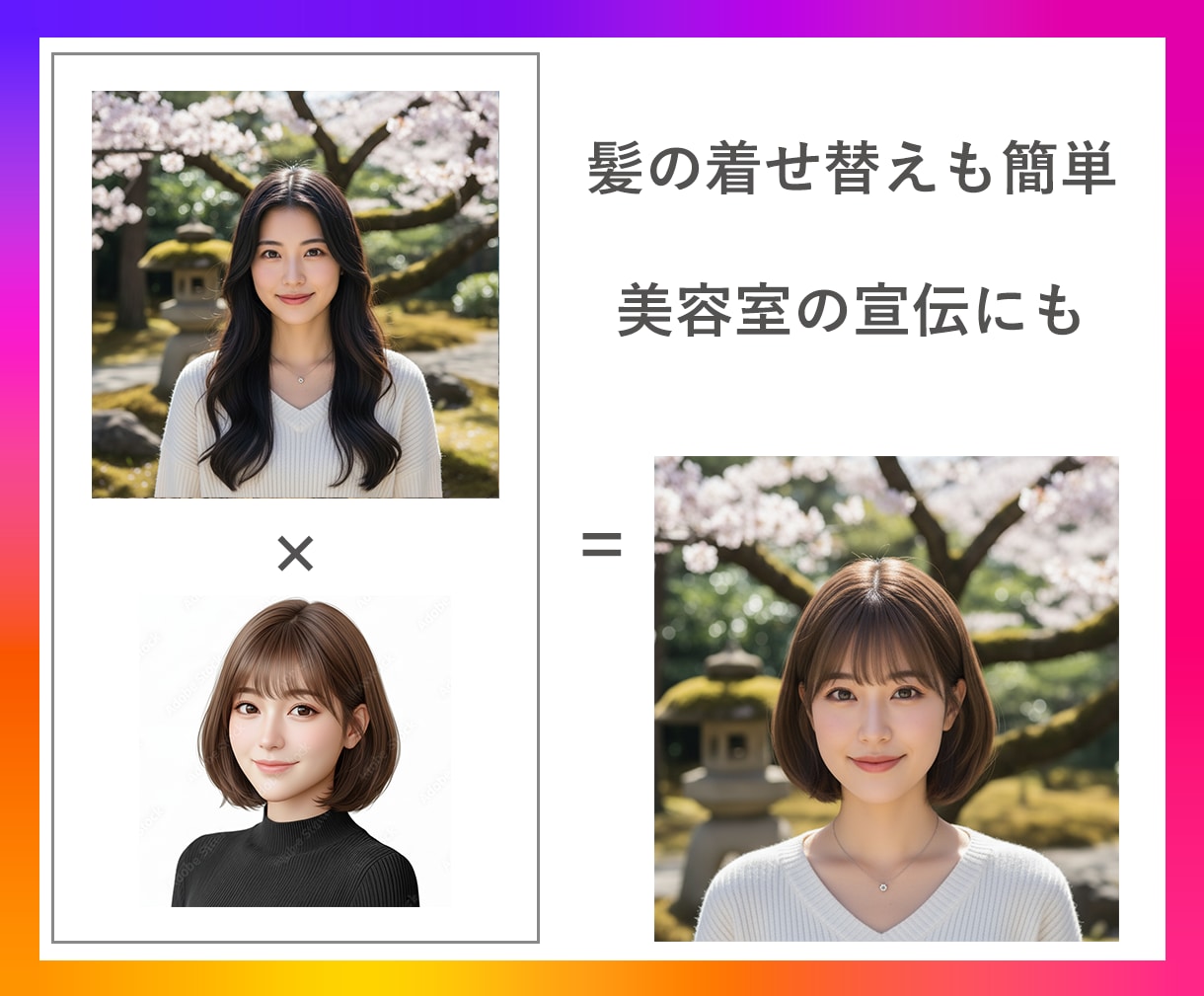 既存キャラ・商品をAIで改変！AIツール提供します LoRA不要！簡単に既存画像を改変できる次世代生成AIツール イメージ3