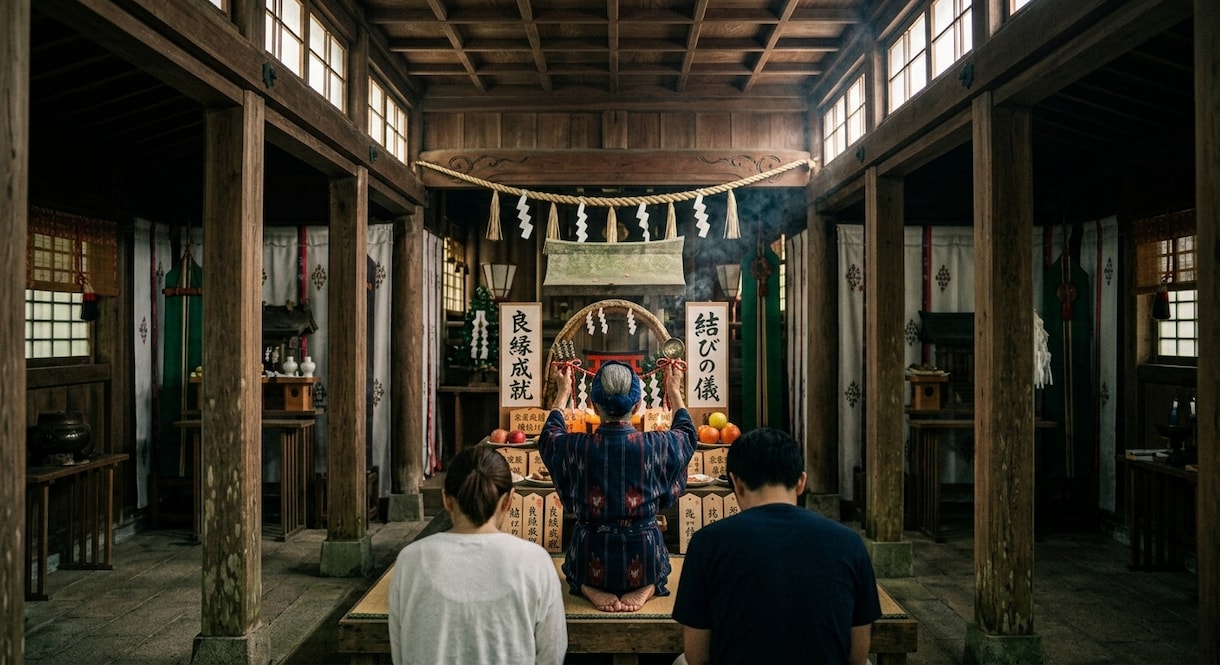 最大14日間。大御神むすび。ユタ式縁結びを行います 祖母・母の協力あり。かなりの効果ある分、注意事項があります。 イメージ4