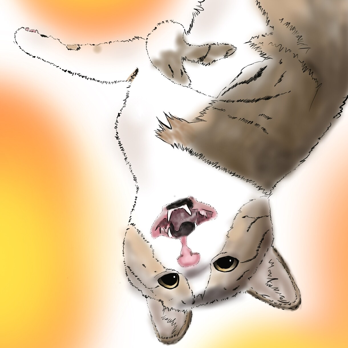 猫のイラスト書きます リアルっぽいのからデフォルメまで猫イラストかきます！ イメージ2