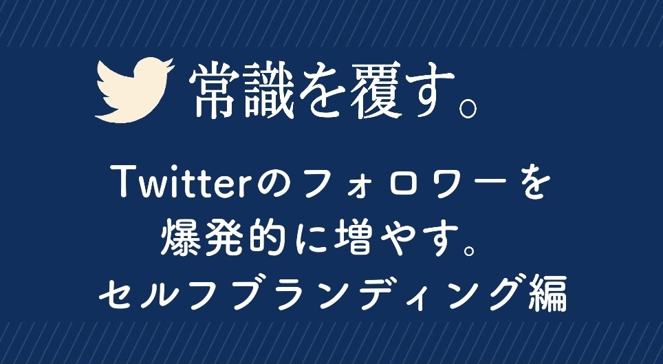 Twitterセルフブランディング1冊で完結します 【知識ゼロ・人脈ゼロ】から爆伸びしまくった最強ノウハウ イメージ1