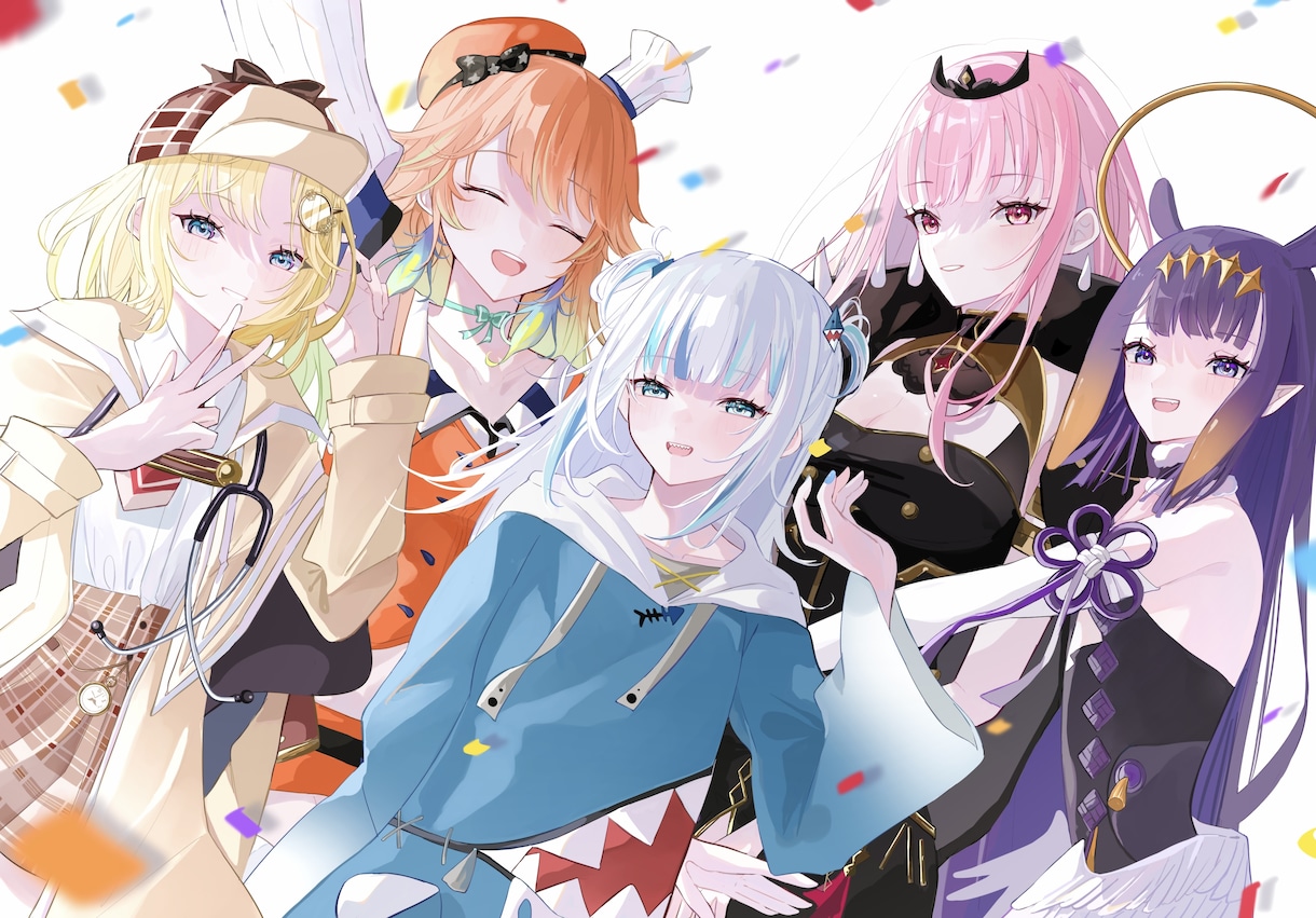 VTuberデザイン、ボカロ曲などのサムネ描きます アイコン、立ち絵、サムネ・MVイラスト全力で描きます！ イメージ5