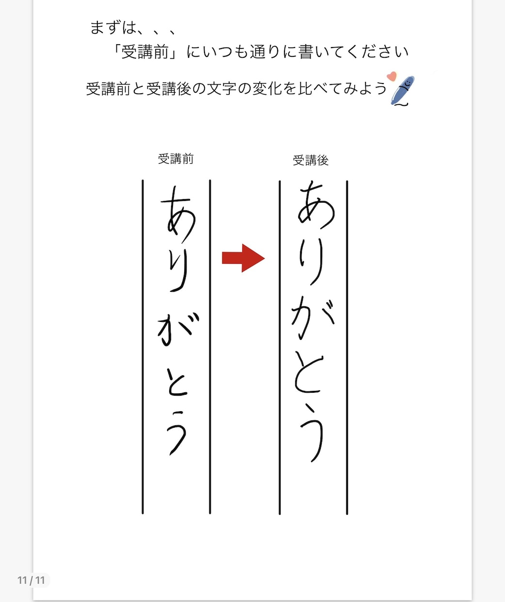 初心者でも安心！楽しく美文字のコツお教えします 自分の字に自信を持ちたい、字がきれいになりたい方を応援します イメージ2
