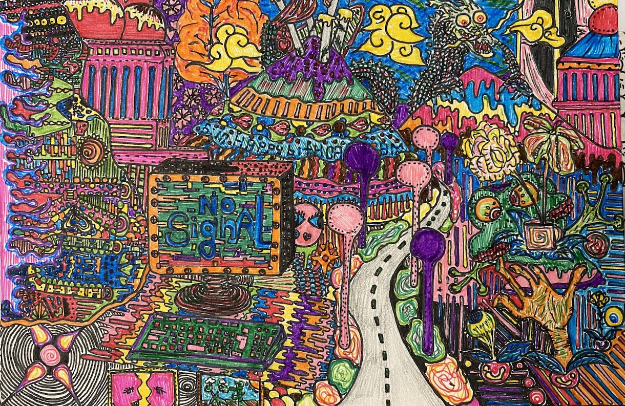 観賞用のイラストを描きます 貴方の頭の中を一枚の絵に写してみませんか？ イメージ1