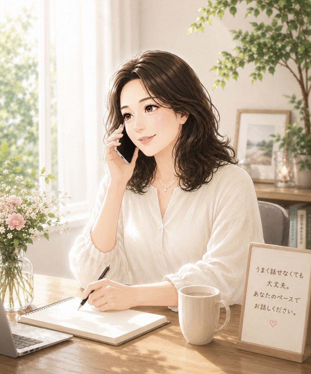 女性の心理を一緒に考えます 「なぜ？」が「なるほど」に変わる会話時間。 イメージ10