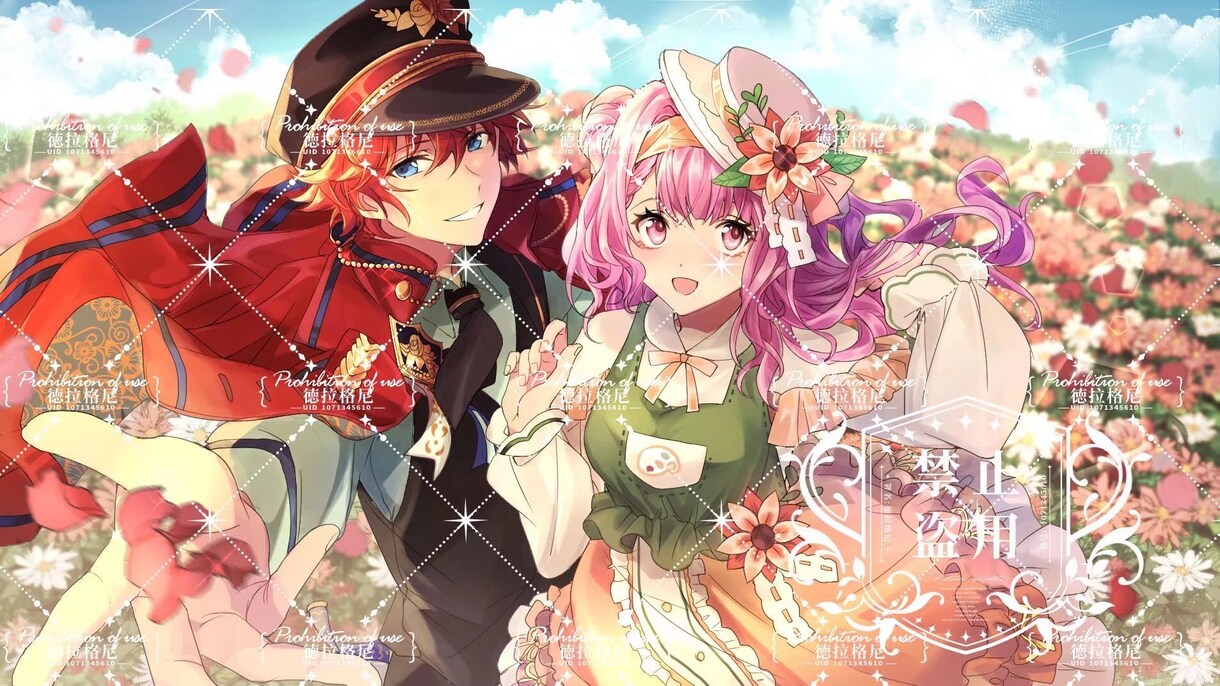 キャラクターイラスト（キャラクター2体）承ります 観賞用、壁紙用など、高い品質保証、キャラクターイラスト一枚！ イメージ8