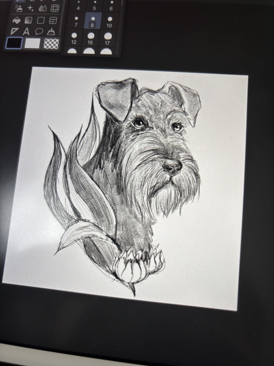 手描きで描く、動物の肖像画イラスト制作します 【先着5名様限定価格サービス中！】 イメージ4