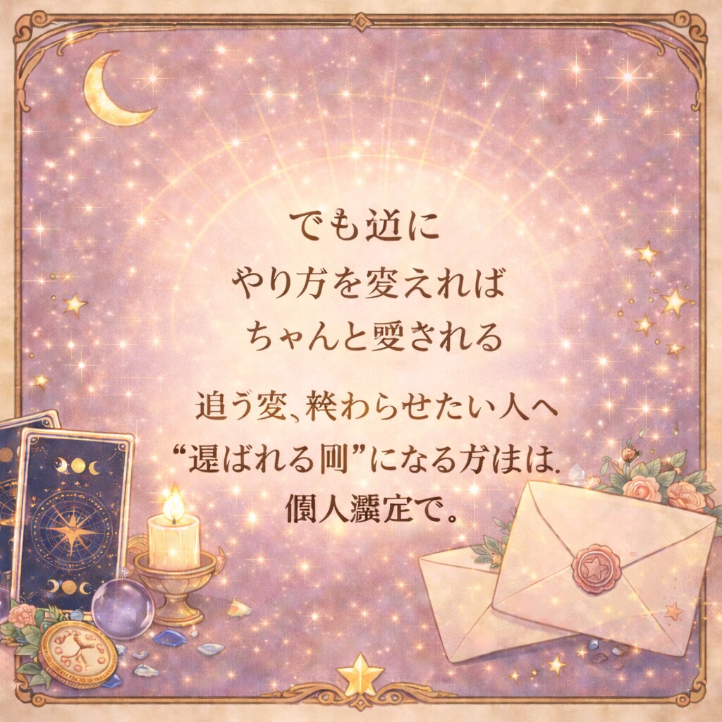 片想い成就♡あの人の攻略法を霊視タロットます この恋は進展するか、あの人の本音を深掘ります イメージ5