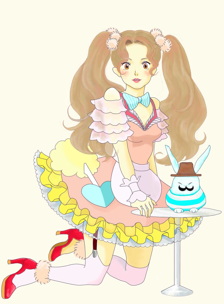 女の子のイラスト受付ます かわいい　和風　かっこいい系用途に合わせます イメージ3