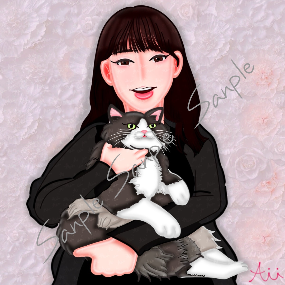即日対応可能！笑顔溢れる似顔絵を作成します あたたかくてやわらかい似顔絵を描かせていただきます！ イメージ7