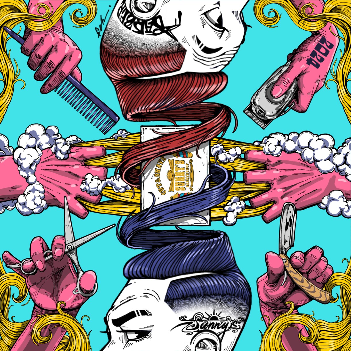 ストリート感溢れるデジタルイラストを制作します 音楽シーンやその他イベントなどで使えるイラストを描きます。 イメージ10