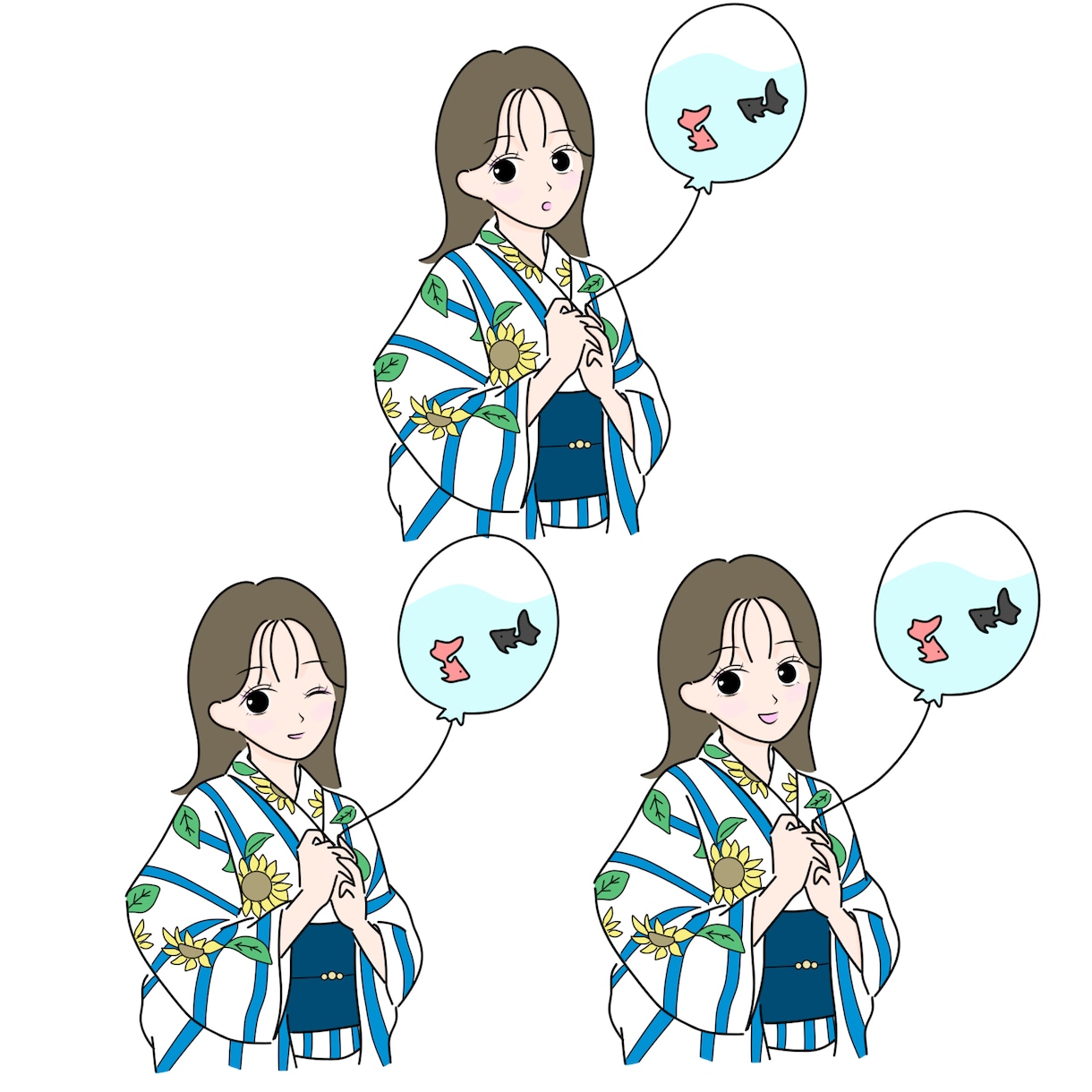 ちょっぴりレトロ♡胸キュンイラスト描きます ガーリーでレトロなかわいいイラストを描いております♡ イメージ4
