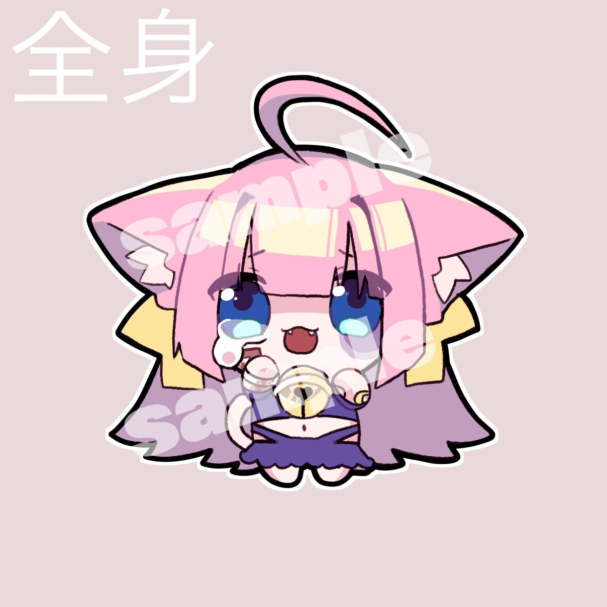 顔又は全身のデフォルメイラスト描きます ポーズ指定も大歓迎です！なんでもご相談ください！ イメージ3