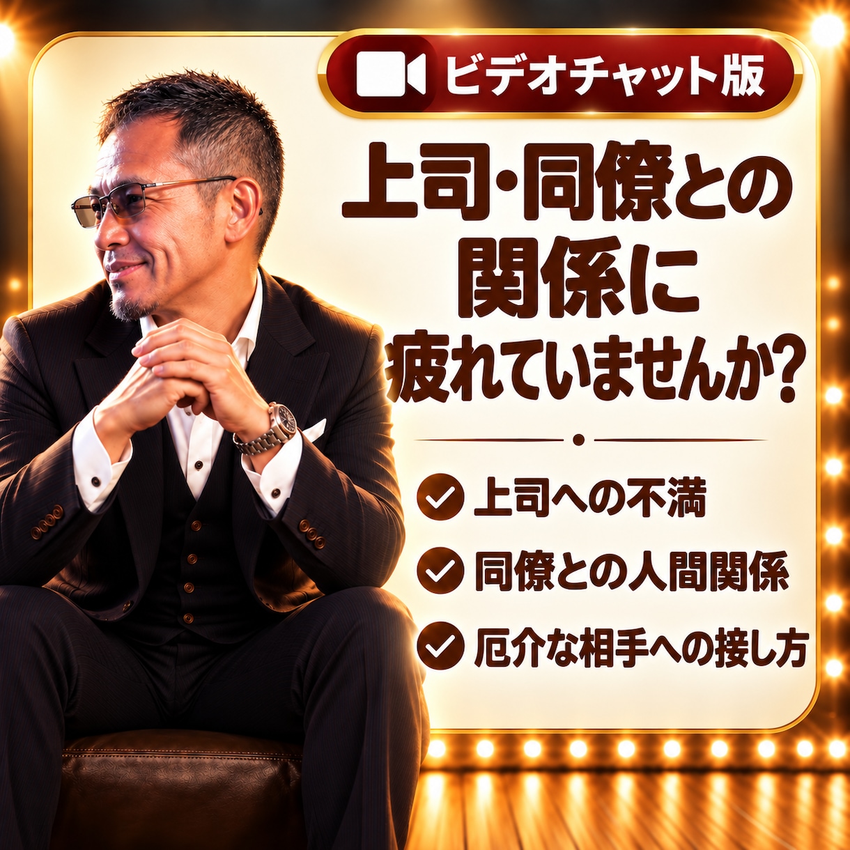 元上場企業管理職が仕事の悩みをビデオ相談します 愚痴OK。裏側の仕組み、面接・商談の実践練習まで対応します イメージ3