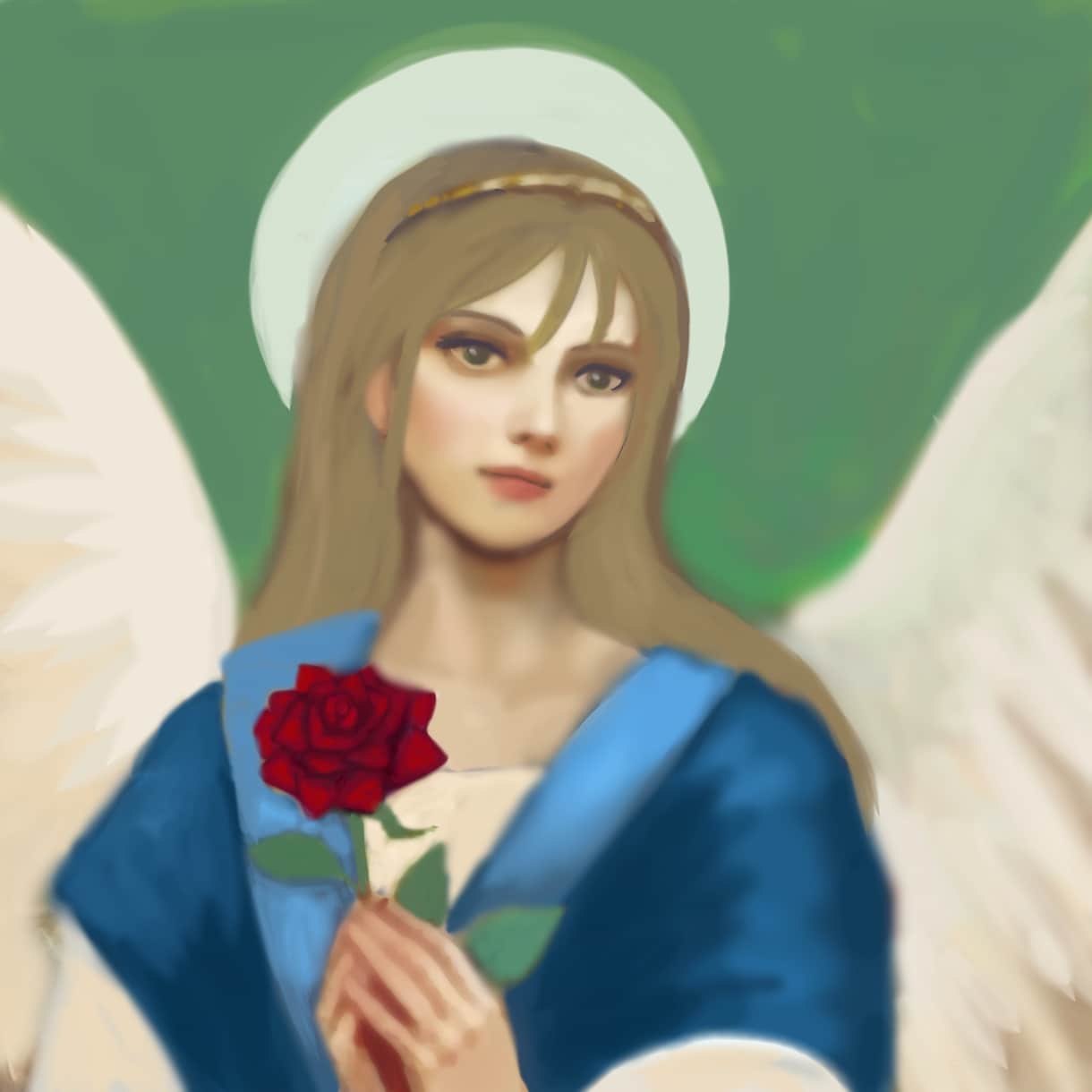 願いを叶える天使描きます/占いから導き出します いつもそばに、あなただけの天使を。スマホ待ち受け画像 イメージ1