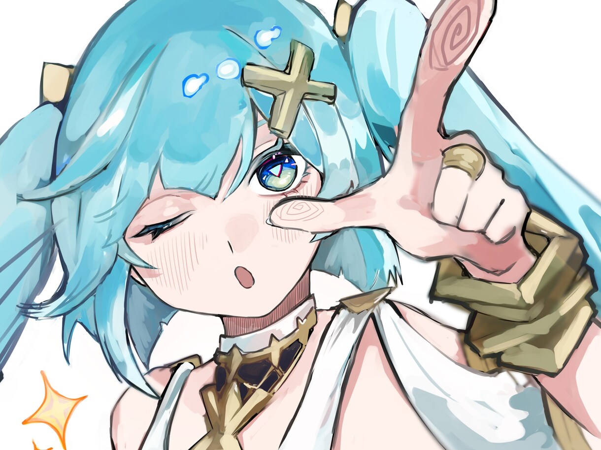 SNS用のイラスト、アイコン、立ち絵を描きます ラフ段階での修正は何度でも可！歌ってみた等の1枚絵も可！ イメージ6