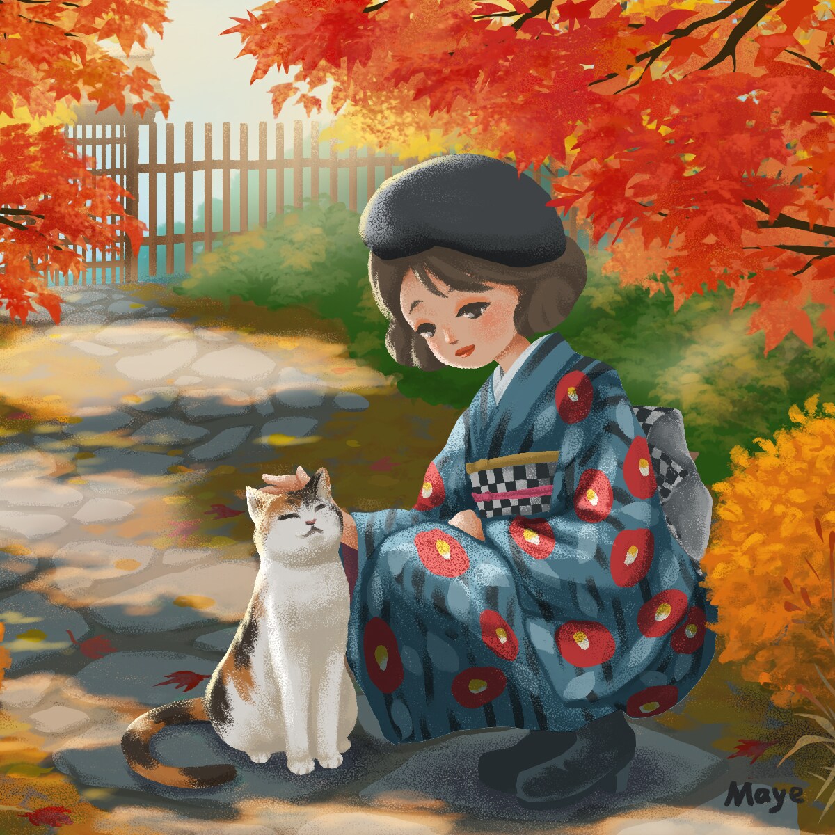 ほんわかタッチで可愛い人物イラストお描きします 商用利用可！ストーリーのあるイラスト、絵本や小説の挿絵に イメージ5
