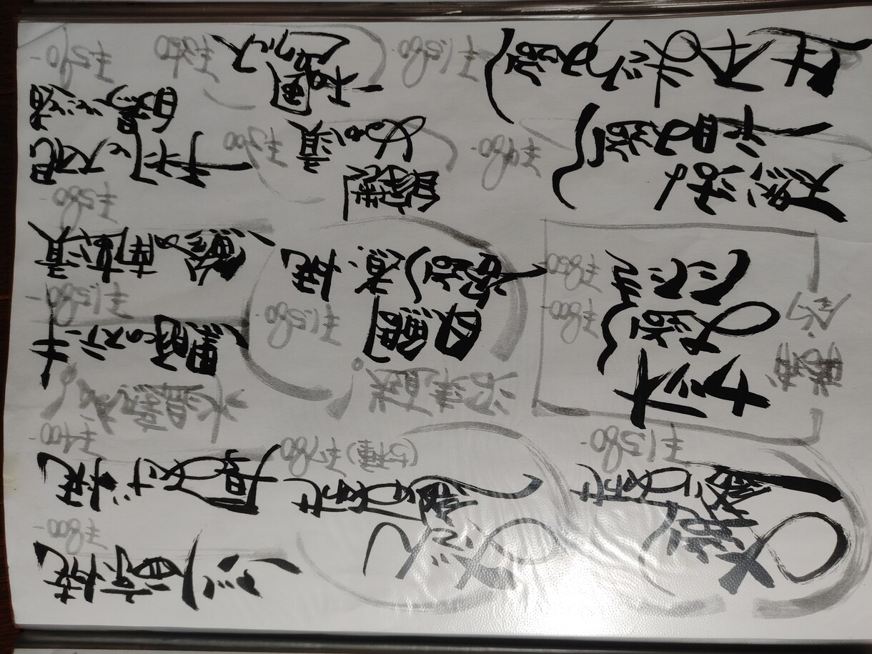 飲食店の筆ペンメニュー書きます 飲食店のメニューにお困りでは、ないですか？ イメージ9