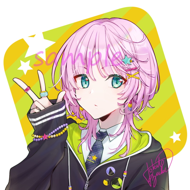 SNSアイコンや一枚絵、立ち絵などを制作いたします かわいい・かっこいい女の子や男の子！ イメージ5
