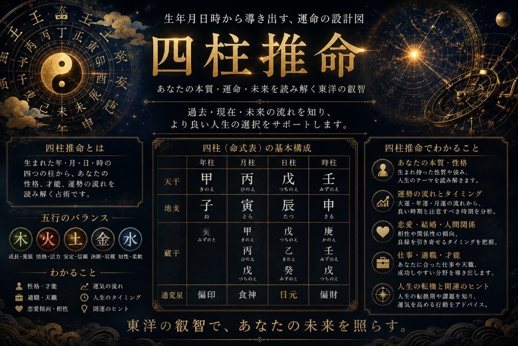 お仕事や今後の悩みを占います お仕事占いのみ。四柱推命・西洋占星術・数秘術 イメージ1