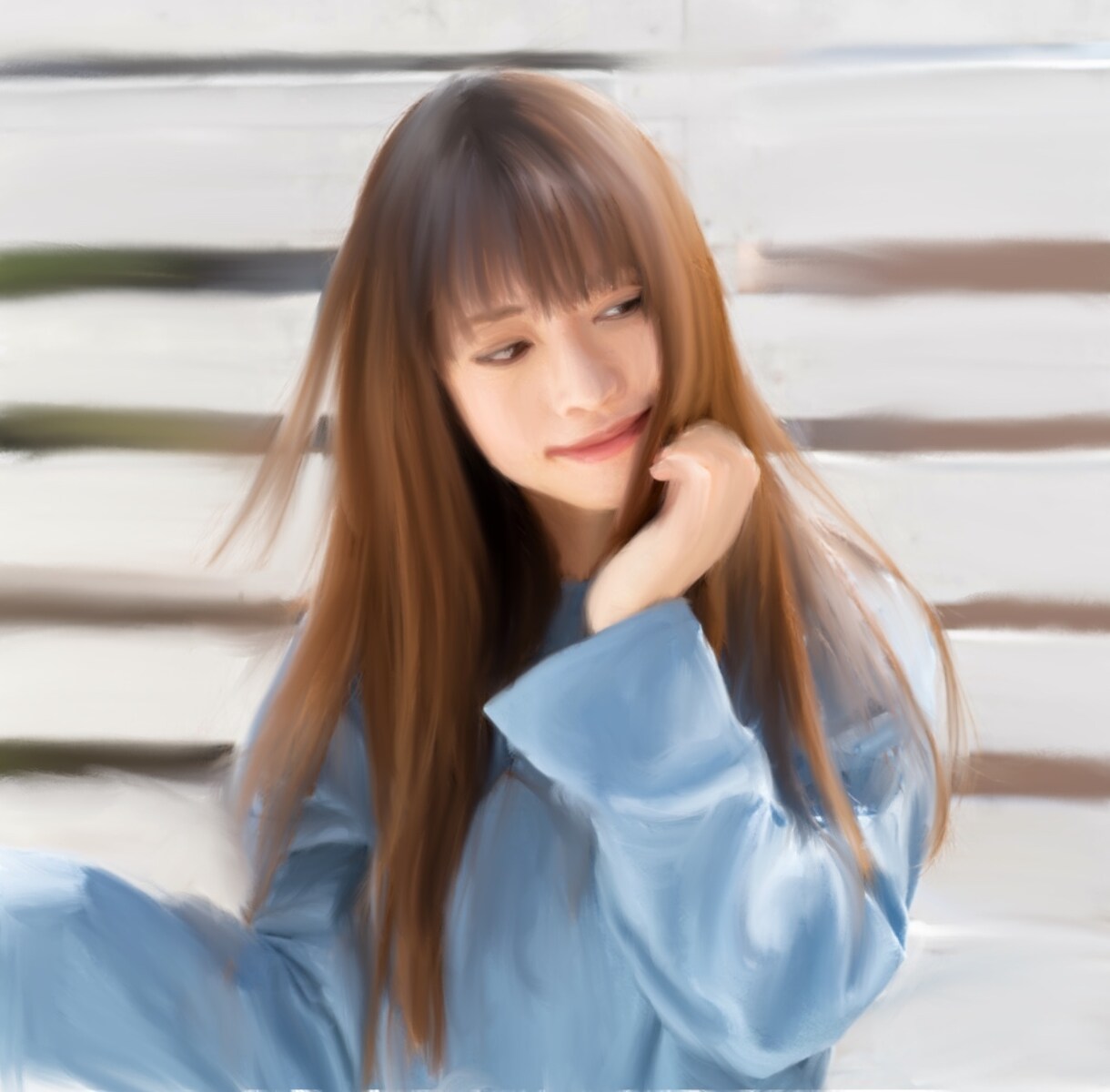 お写真を元にアクリル画風の画像をお作りします アイコンや壁紙、プレゼントや記念日など様々な用途に！ イメージ5