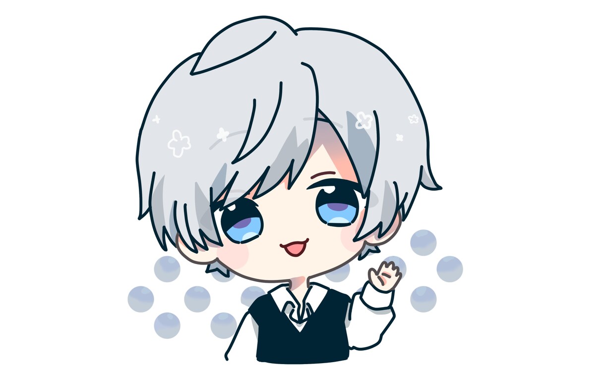 ポップなデフォルトミニキャラお描きします アイコン！動画素材！グッズ用に！可愛く描かせていただきます！ イメージ2