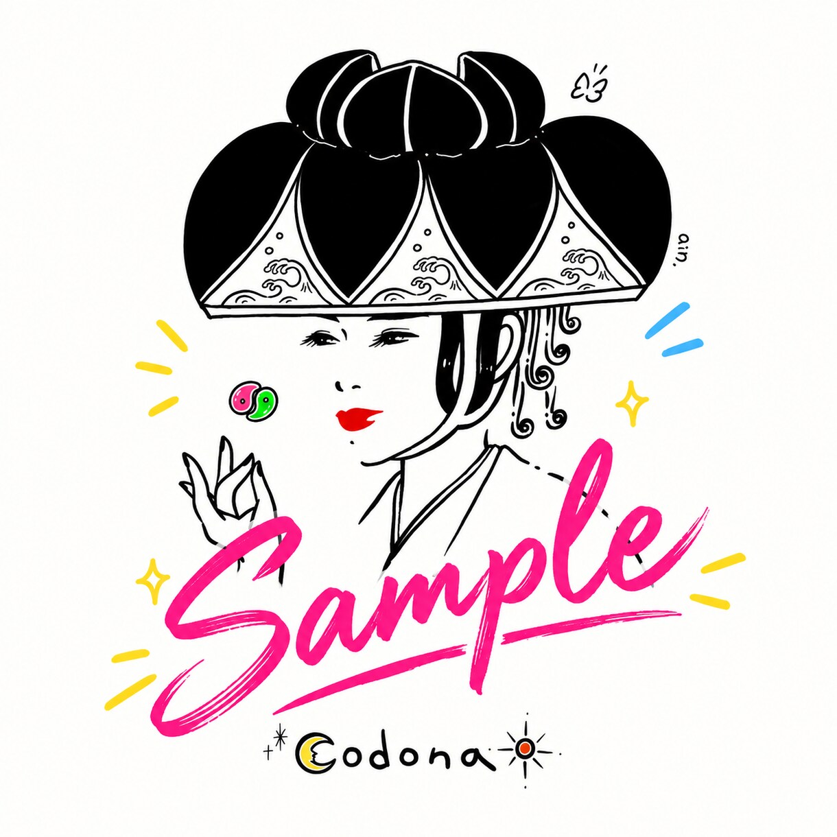 Tシャツ・グッズ用イラストを制作します 女性・沖縄モチーフなど個性的なイラストが得意です イメージ3