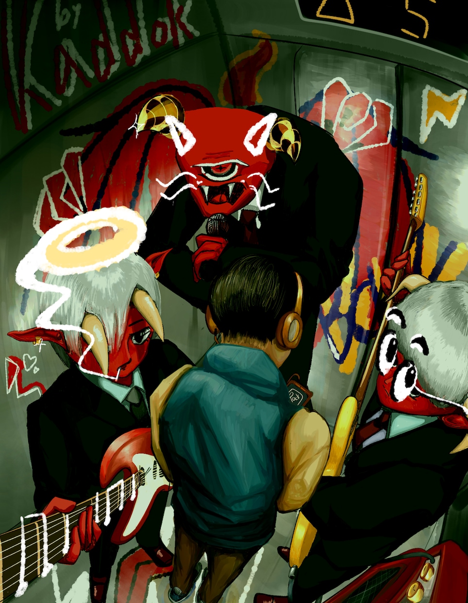 個性強めのかっこいい一枚絵を描きます "Dope as hell"なイラストを提供しますれ イメージ4