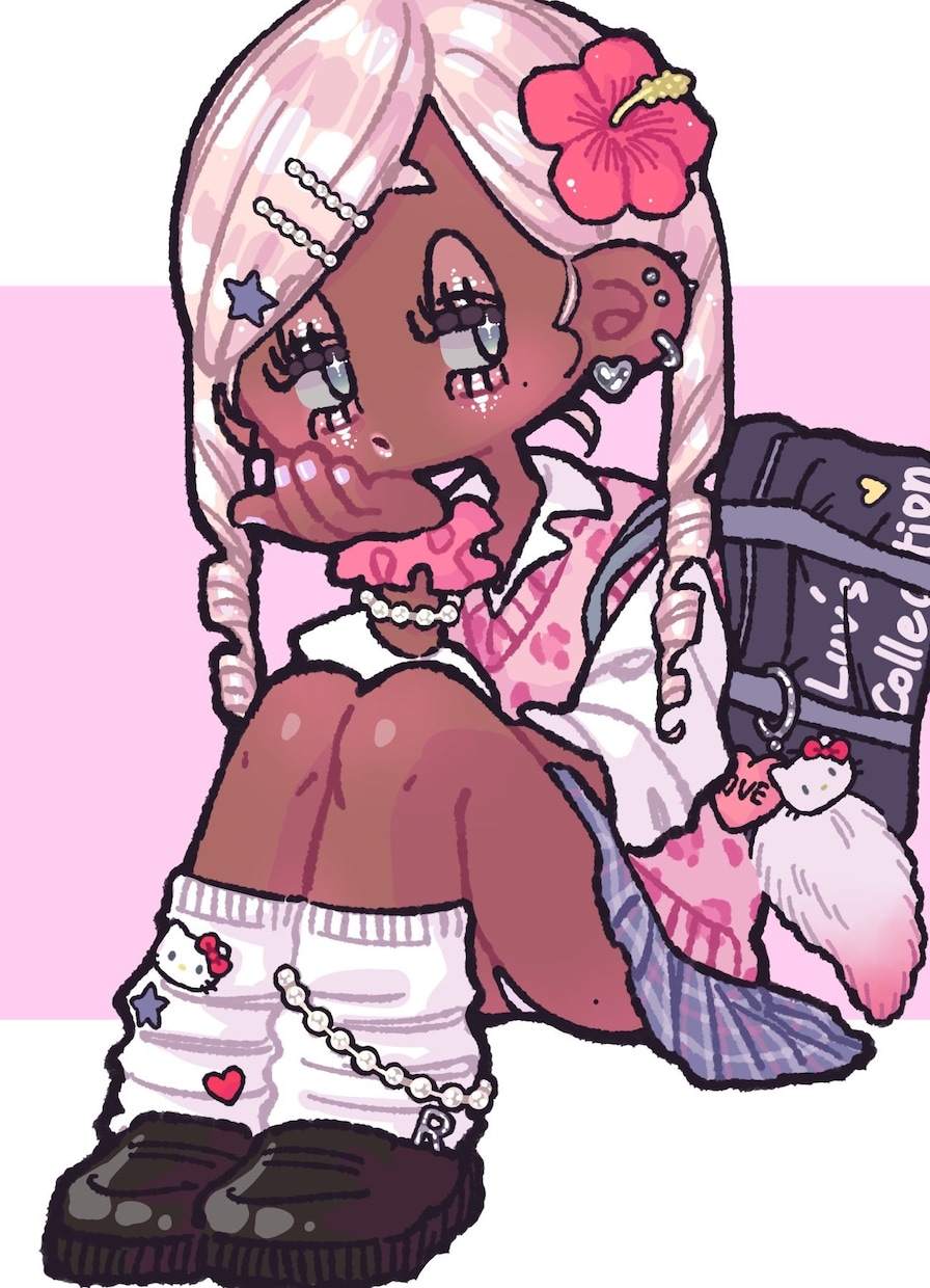POPで可愛いキャラクターをお描きします まだ他にない目に止まる可愛いイラストをお届けします！ イメージ1