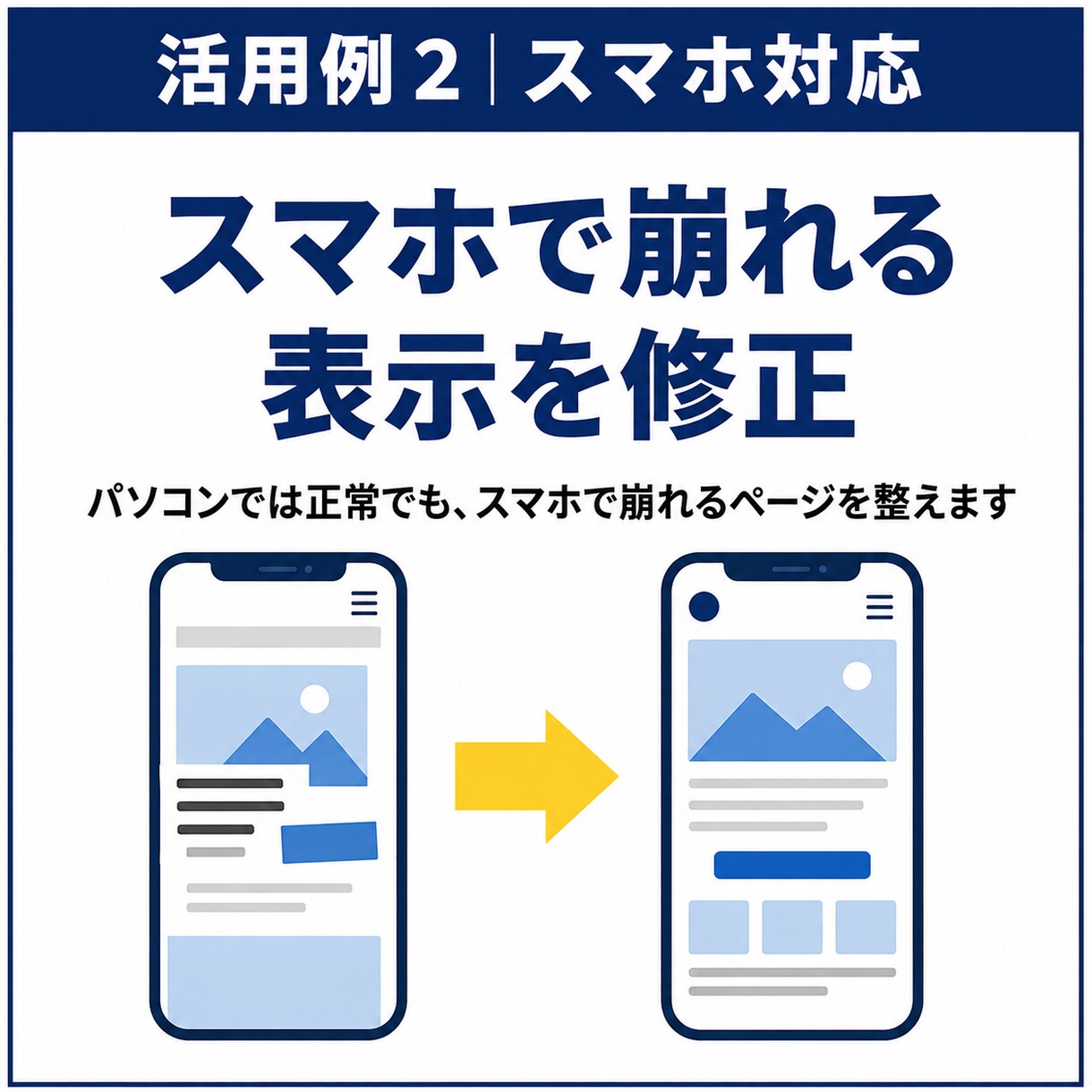 WordPressの修正・カスタマイズを承ります 表示崩れ・エラー・機能追加、1箇所から対応｜最短翌日 イメージ4